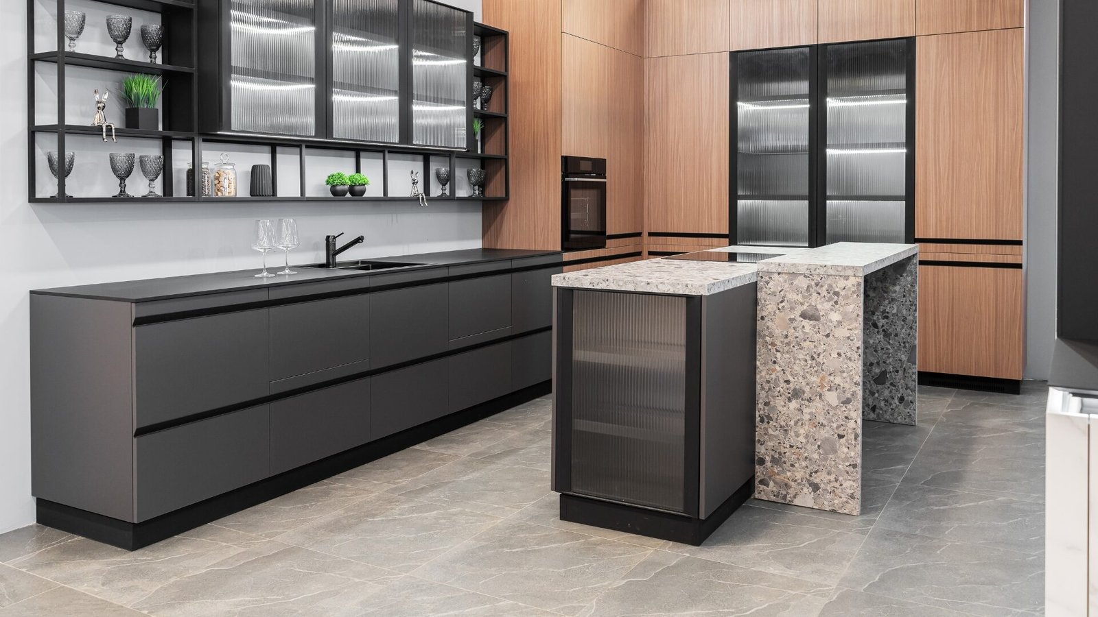 steel vs wood kitchen